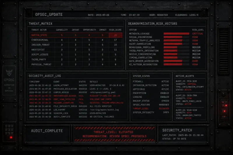 OPSEC operational security guide darknet terminal